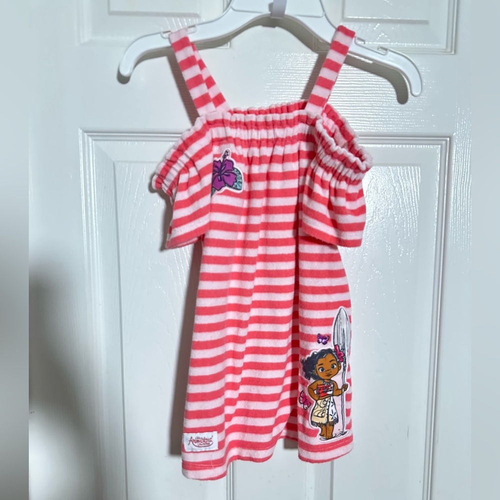 Disney Pink Striped Garment Moana